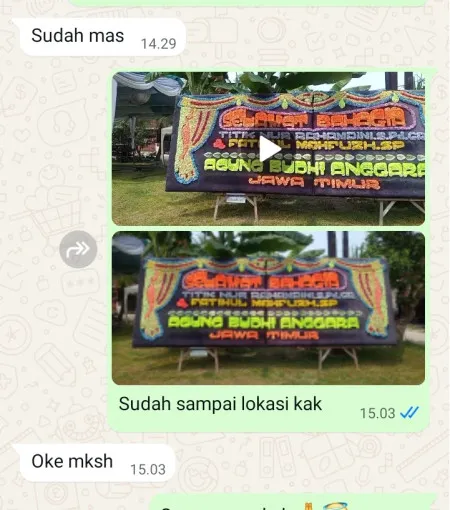 Pengiriman Papan Bunga Sentul City