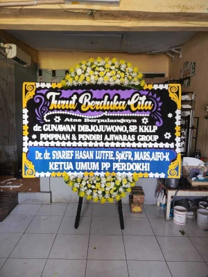 Papan Bunga di Sentul City